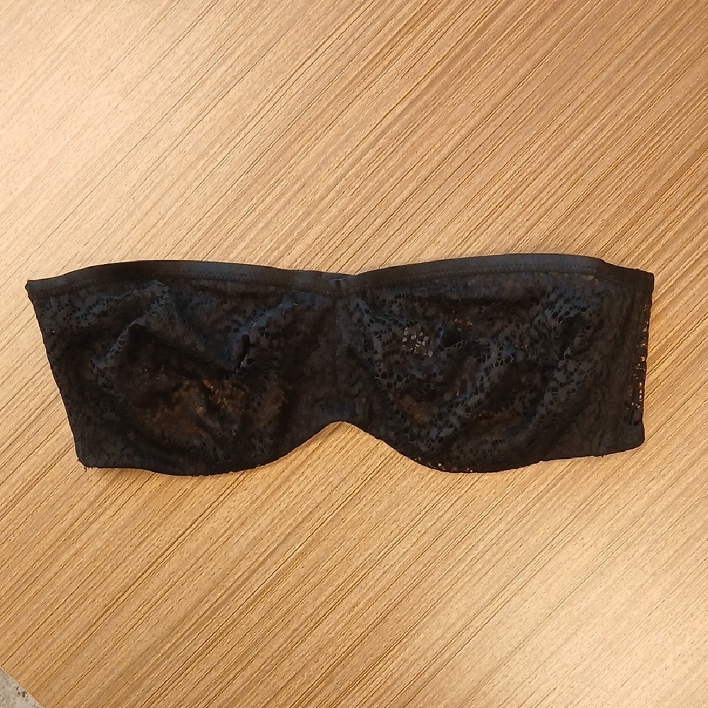 DKNY Lace Bandeau Bra SZ 34B